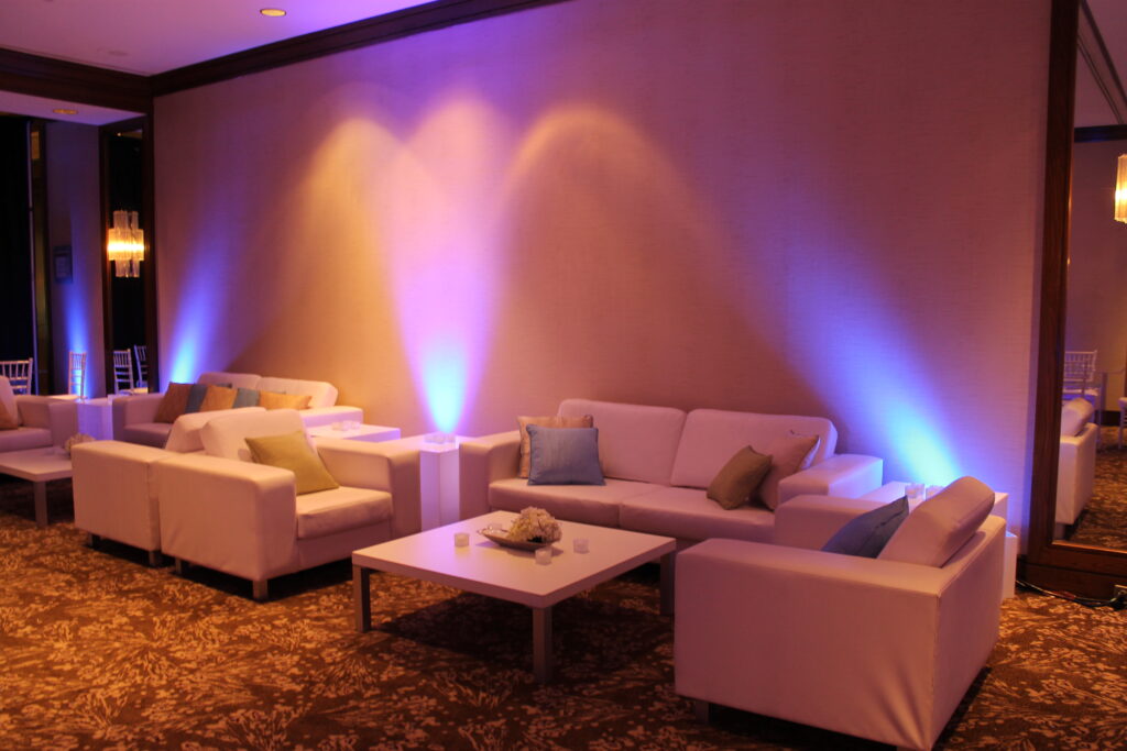 seating area for Alcoa and Arconic event