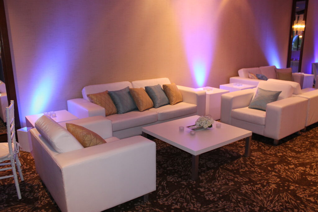 seating area for Alcoa and Arconic event