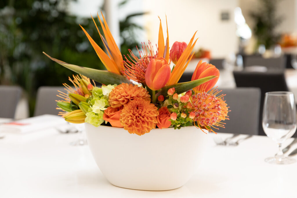 floral arrangement at LivePerson Spark Annual Meeting